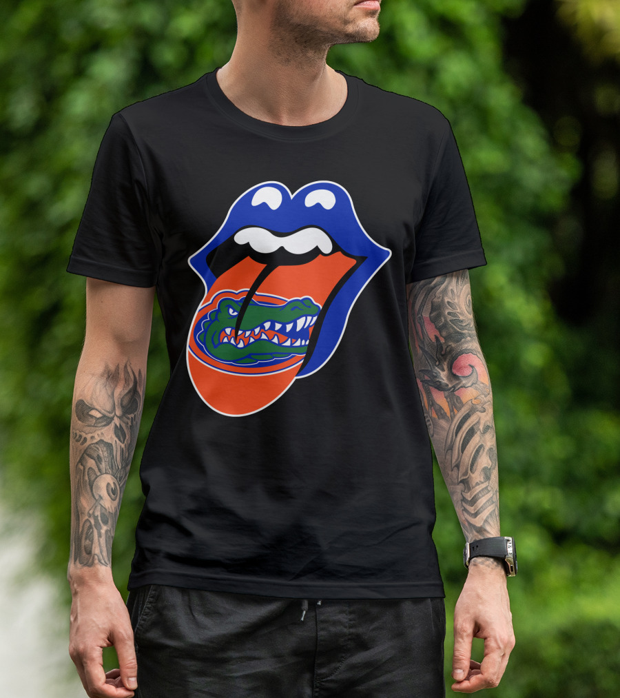 Rolling Stones Florida Gators Rolling Tongue T-Shirt