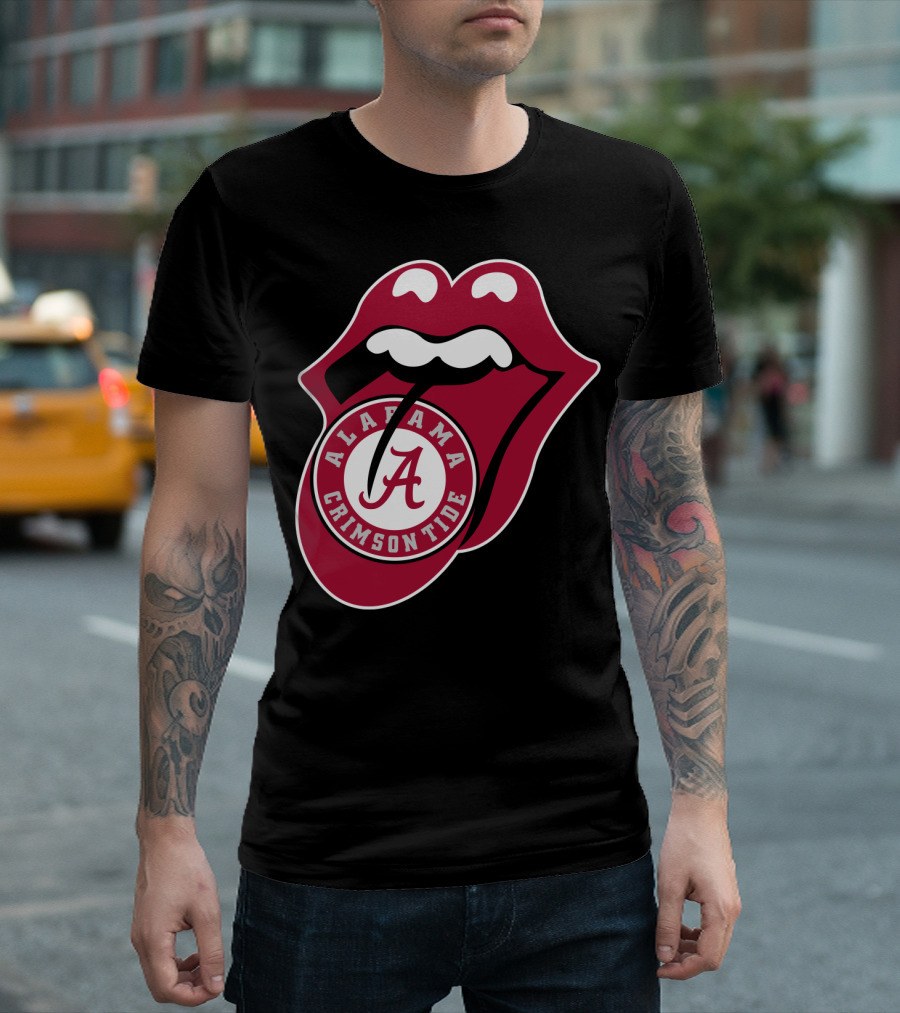 Alabama Crimson Tide Rt Edition Iconic Tongue T-Shirt
