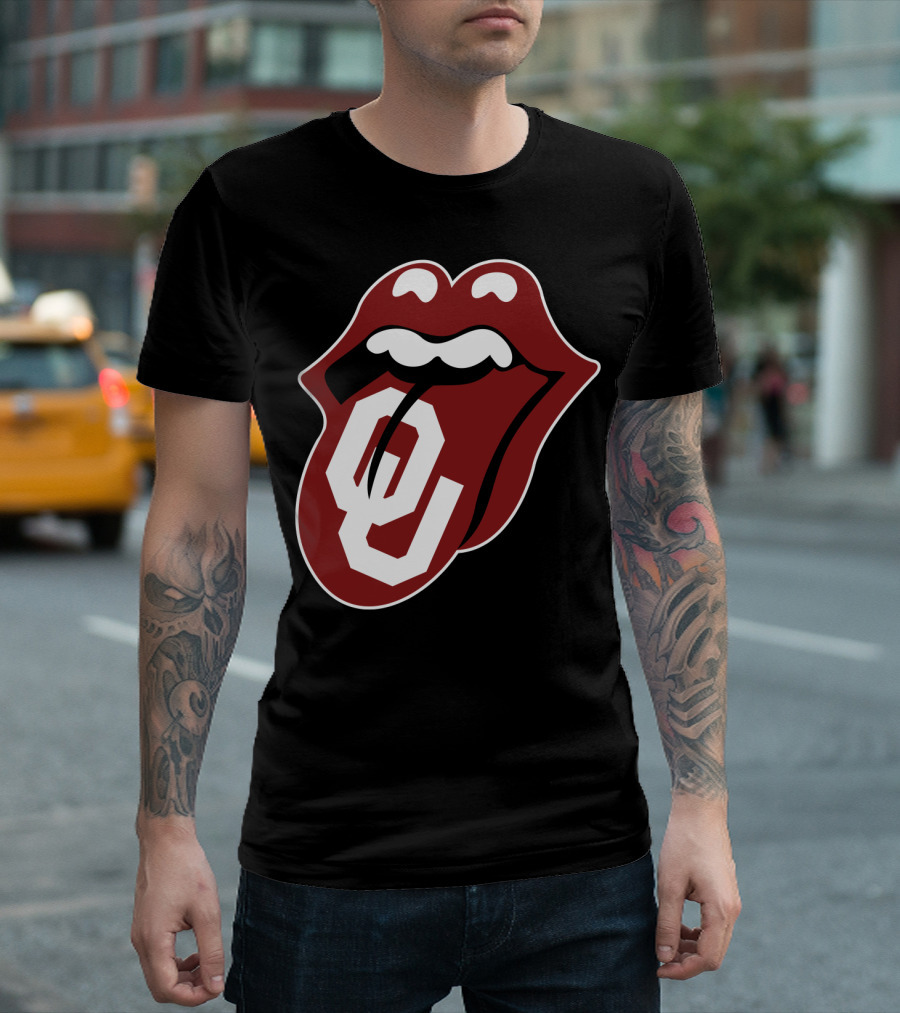 Oklahoma Sooners Rolling Stones T-Shirt