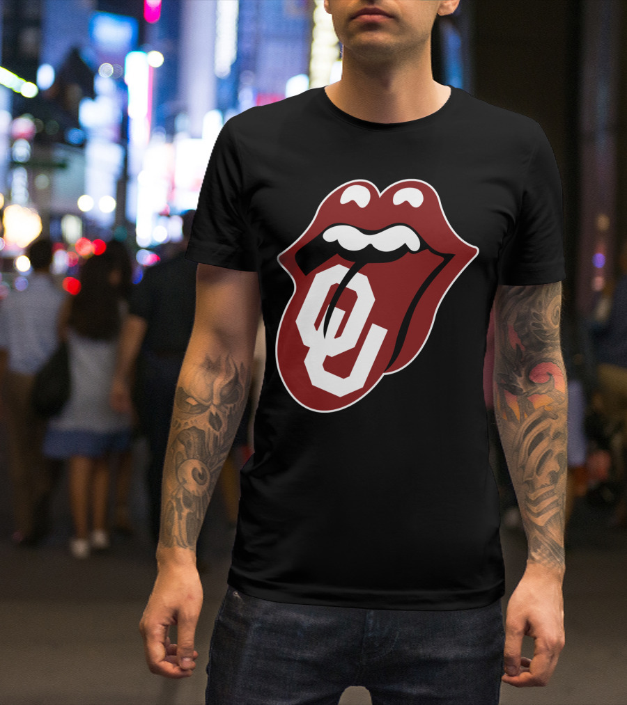 Oklahoma Sooners Rolling Stones T-Shirt