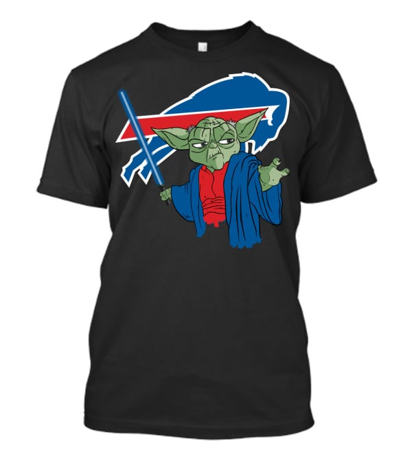Buffalo Bills Yoda Jedi Fan Crossover T-Shirt