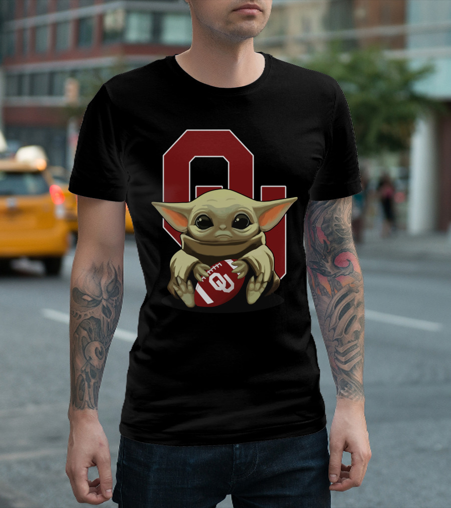 Yoda Baby Sooners Ou Football T-Shirt