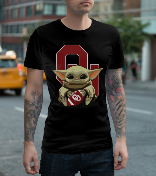 Yoda Baby Sooners Ou Football T-Shirt