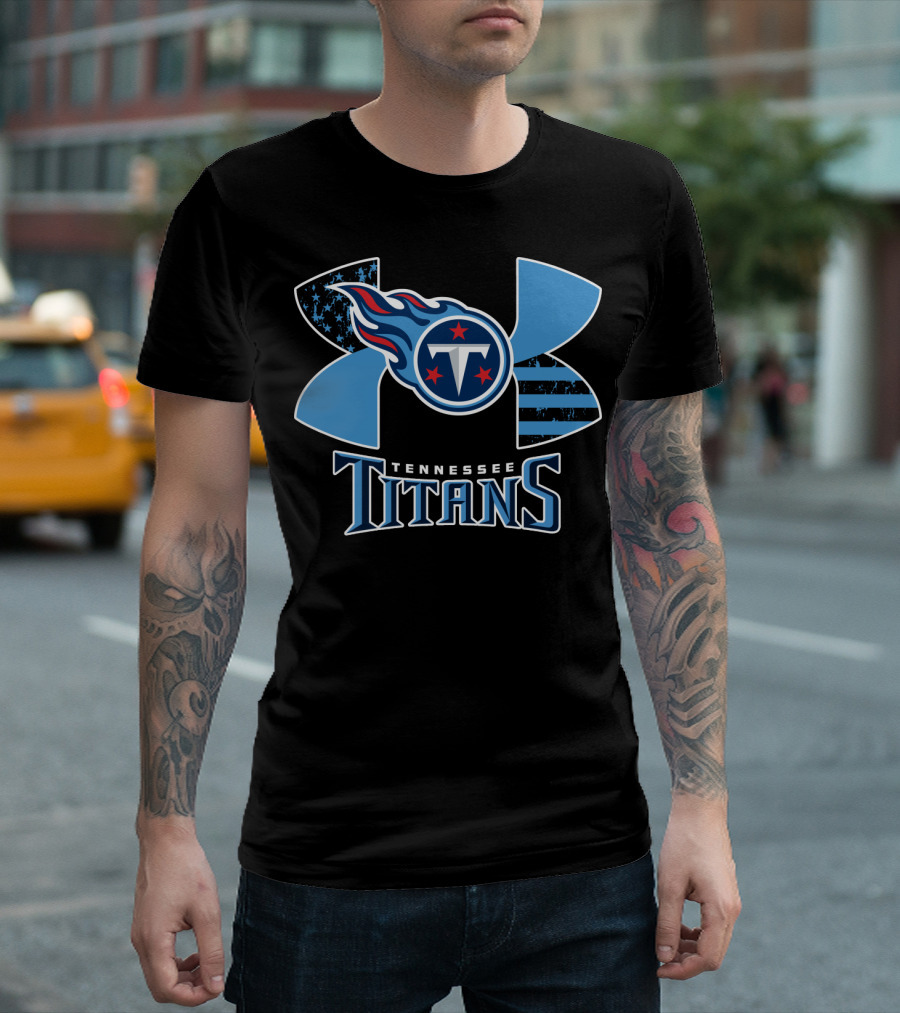 Tennessee Titans Under Armour Logo Fusion T-Shirt