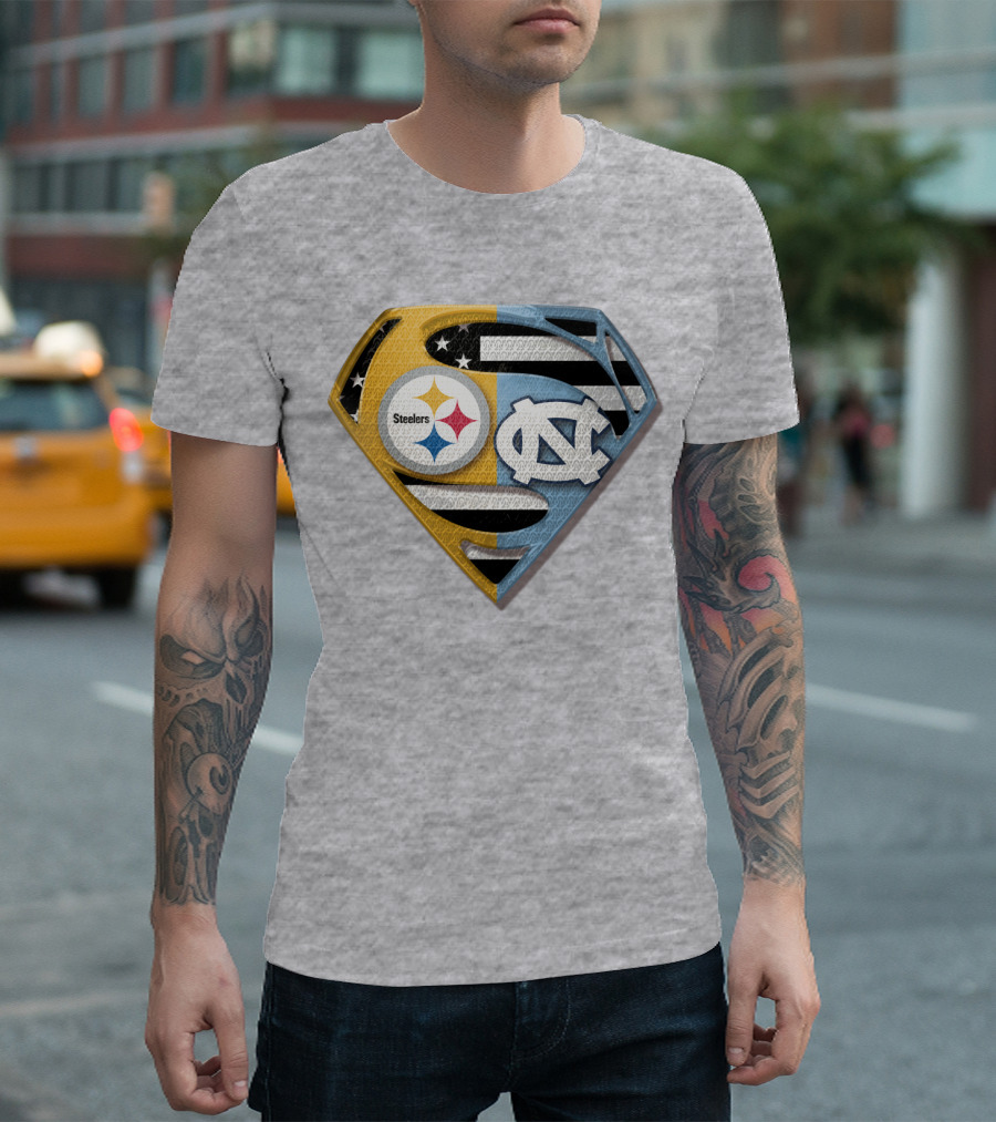 Steelers Nc Superman T-Shirt