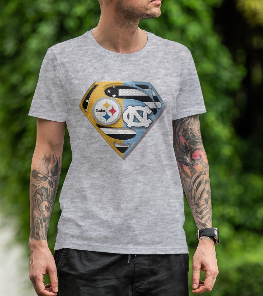 Steelers Nc Superman T-Shirt