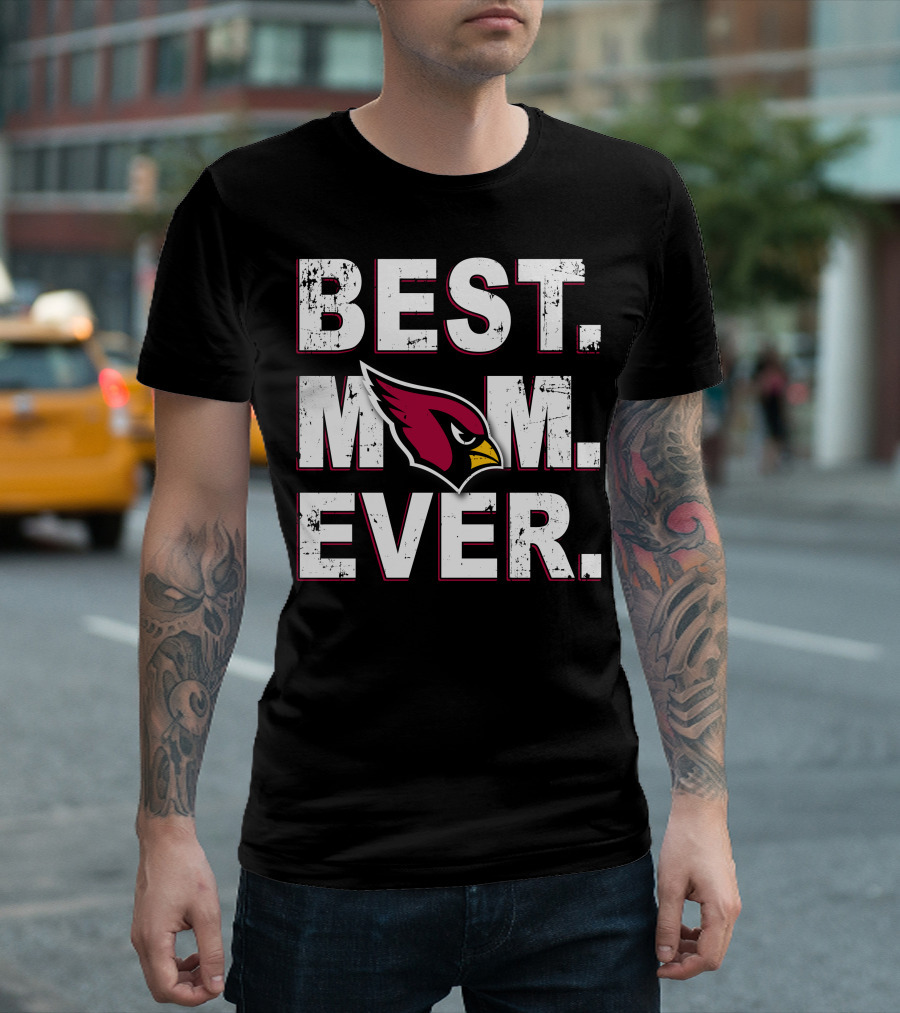 Best Mom Ever Cardinals Fan T-Shirt