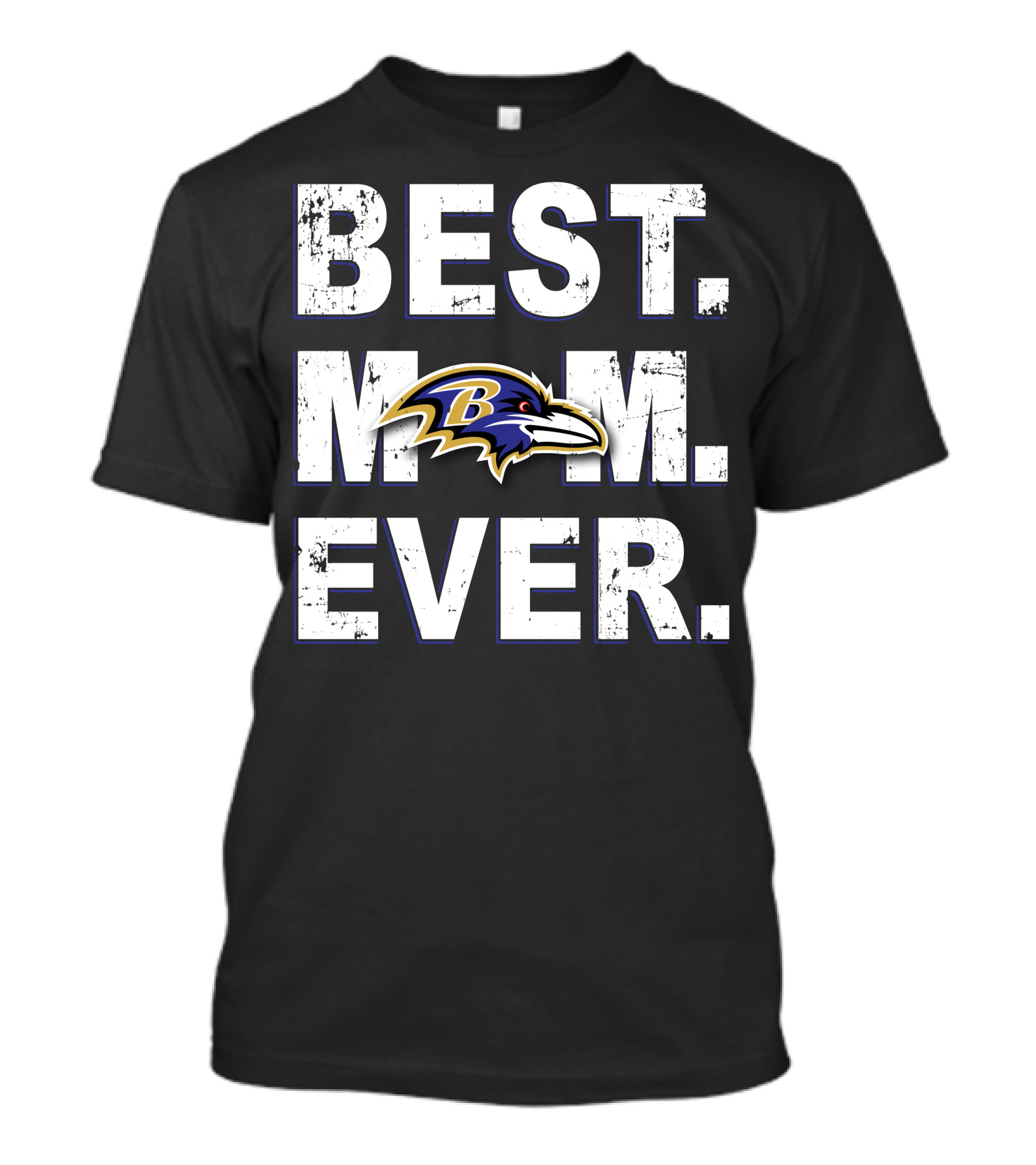 BEST MOM EVER BALTIMORE RAVENS FAN GEAR T-Shirt