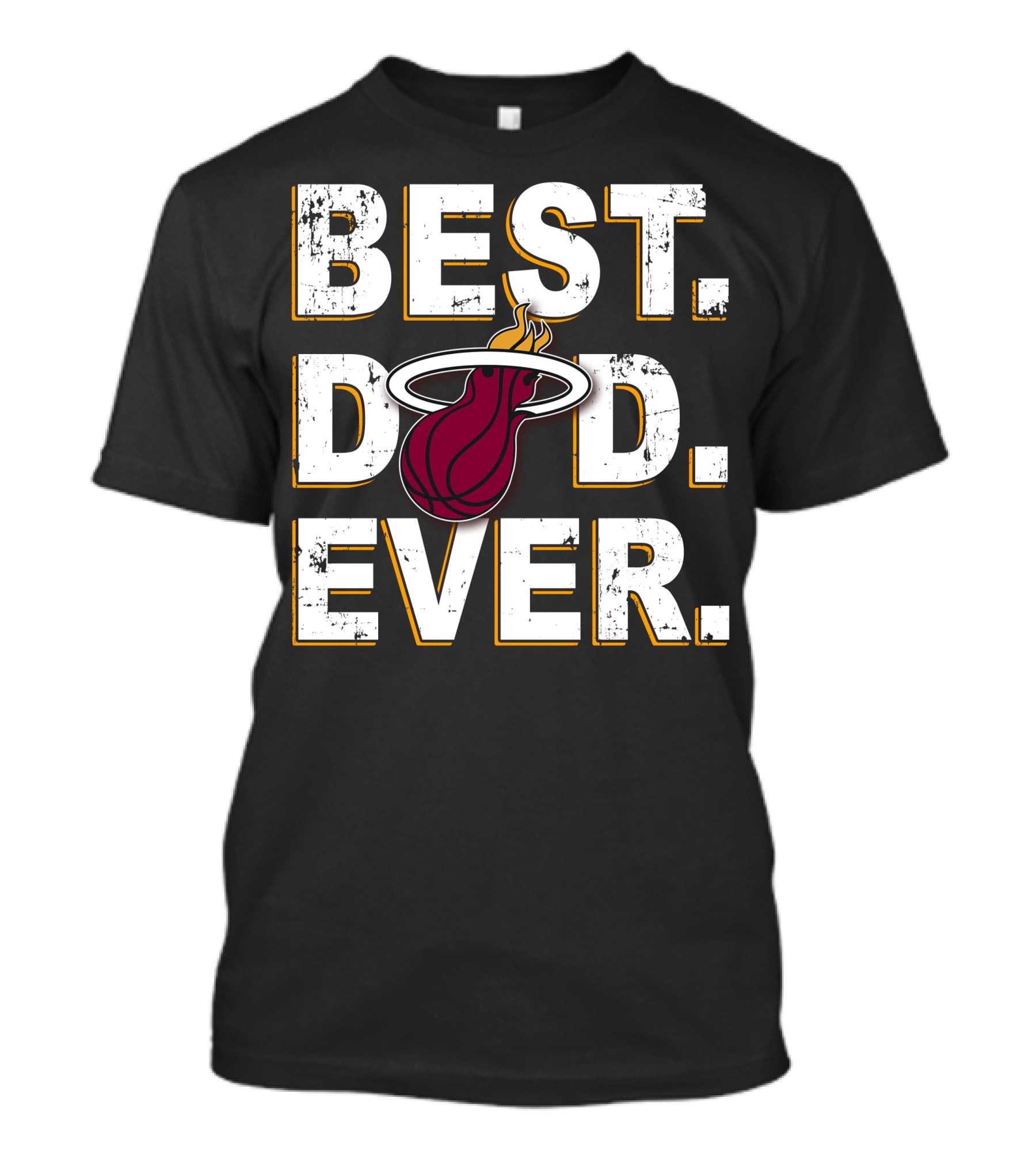 Best Dad Ever Miami Heat T-Shirt