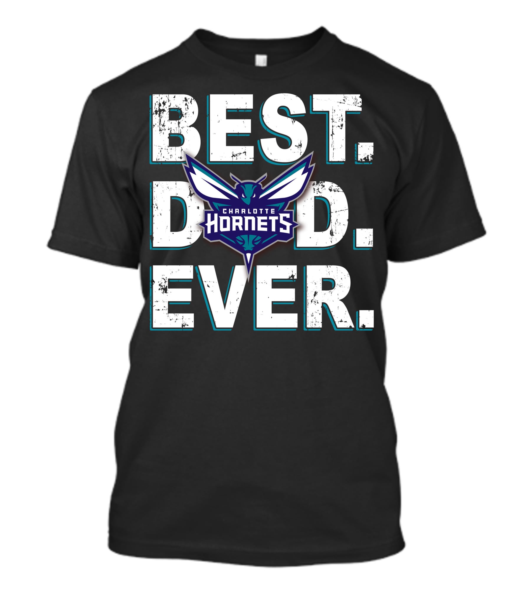 Best Dad Ever Charlotte Hornets T-Shirt