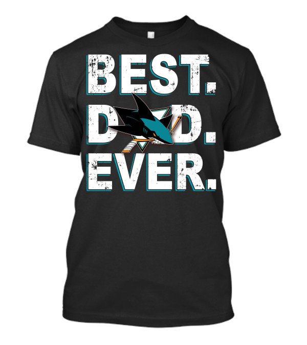 Best Dad Ever Sharks T-Shirt