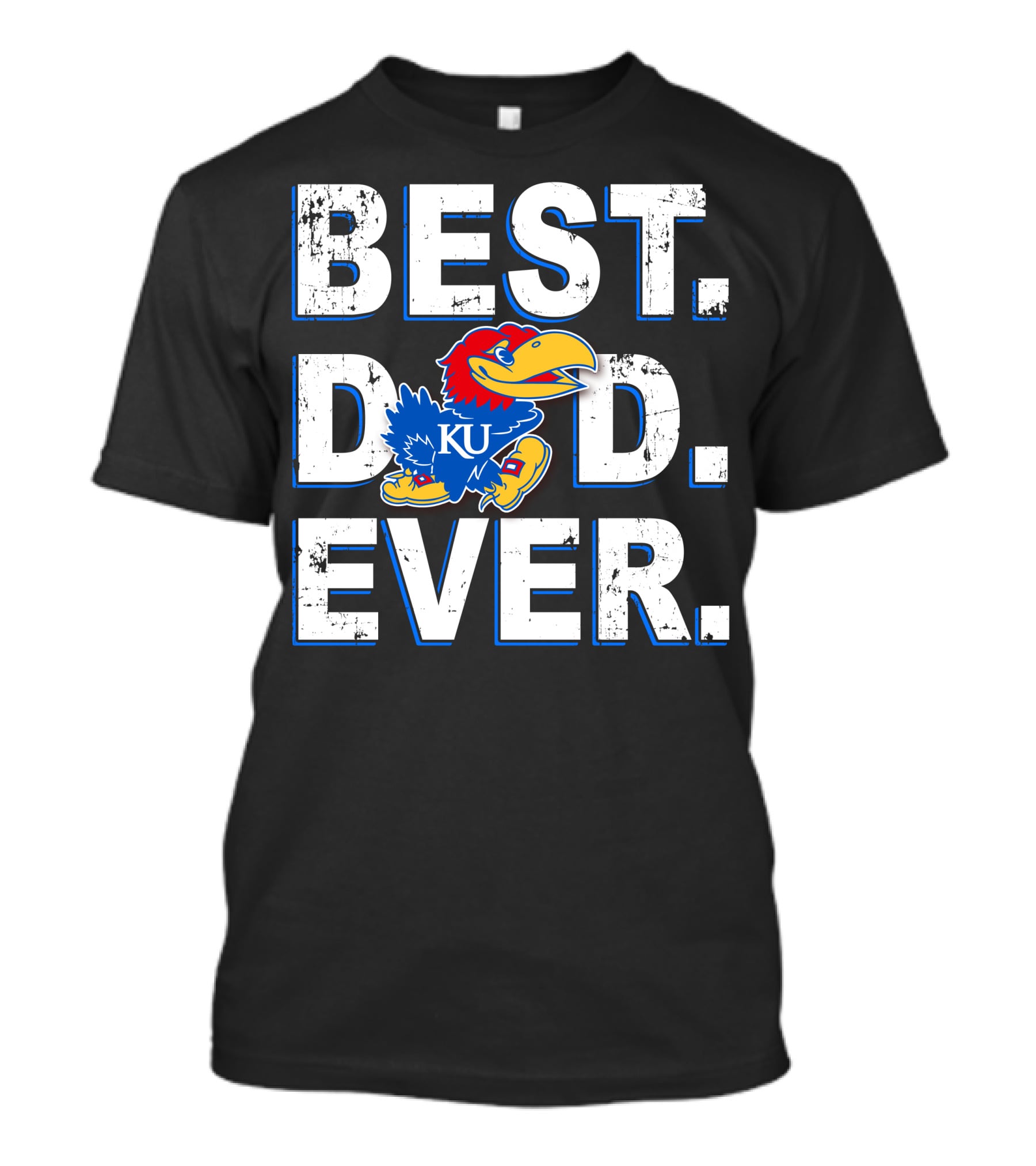 Ku Jayhawks Best Dad Ever T-Shirt