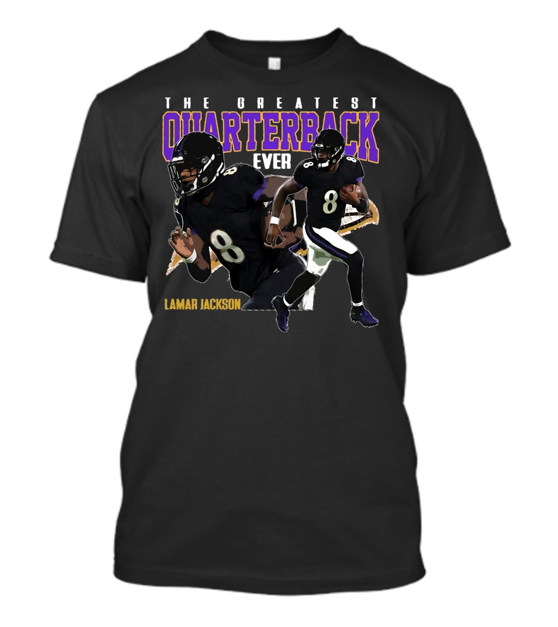 Lamar Jackson The Greatest Quarterback Ever T-Shirt