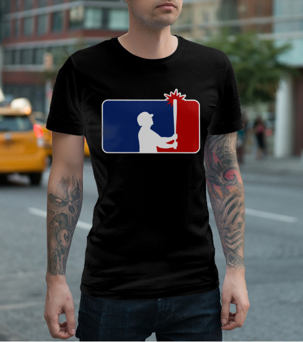 Let Brett Bang MLB Funny Parody Baseball Bat T-Shirt