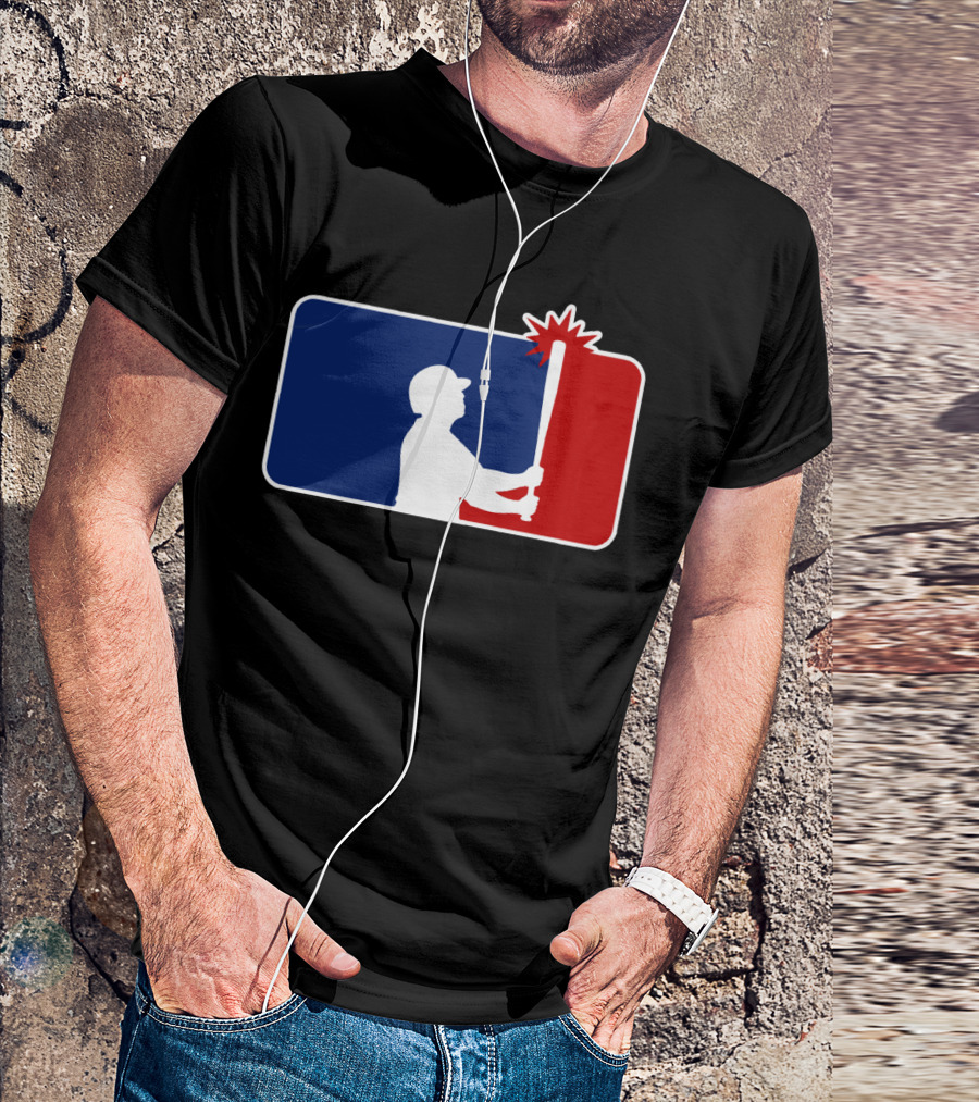 Let Brett Bang MLB Funny Parody Baseball Bat T-Shirt