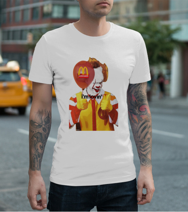 McDonald's I'm Lovin' It Clown Holding Red Balloon T-Shirt