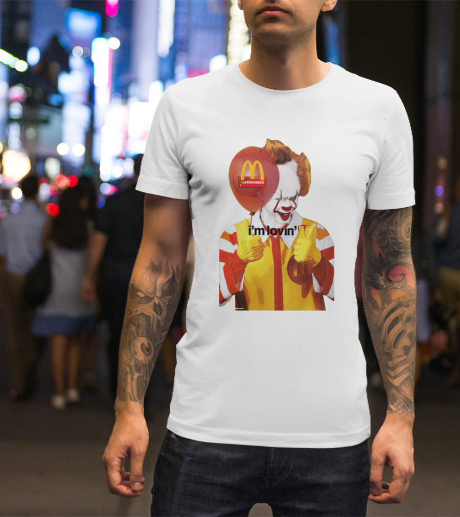 McDonald's I'm Lovin' It Clown Holding Red Balloon T-Shirt