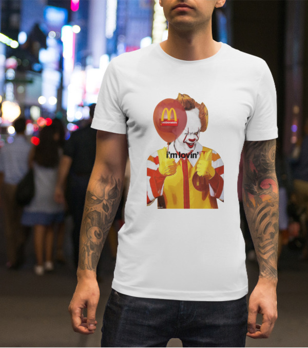 McDonald's I'm Lovin' It Clown Holding Red Balloon T-Shirt