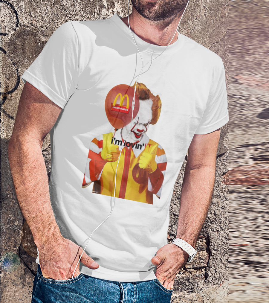 McDonald's I'm Lovin' It Clown Holding Red Balloon T-Shirt