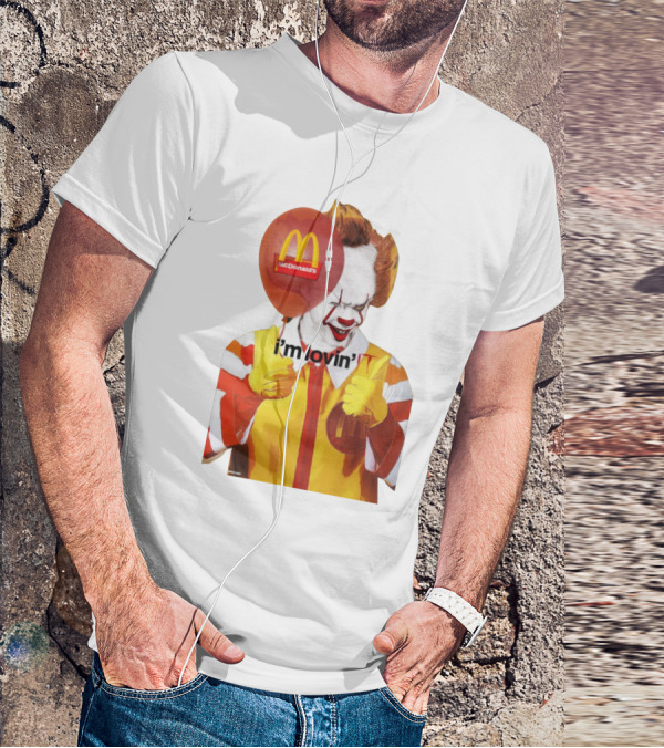 McDonald's I'm Lovin' It Clown Holding Red Balloon T-Shirt