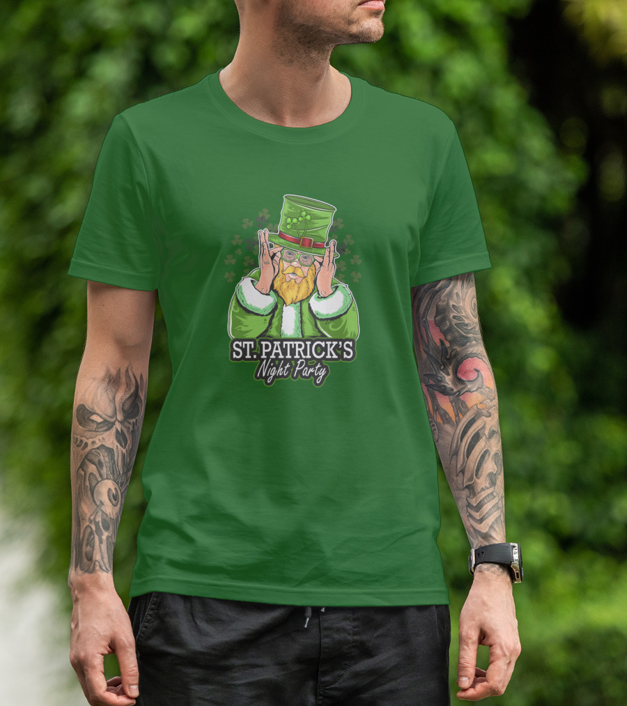 ST. PATRICK'S NIGHT PARTY Irish Leprechaun T-Shirt