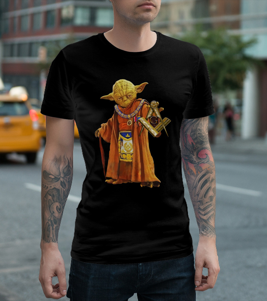 Pharaon Yoda Freemason Symbolism T-Shirt