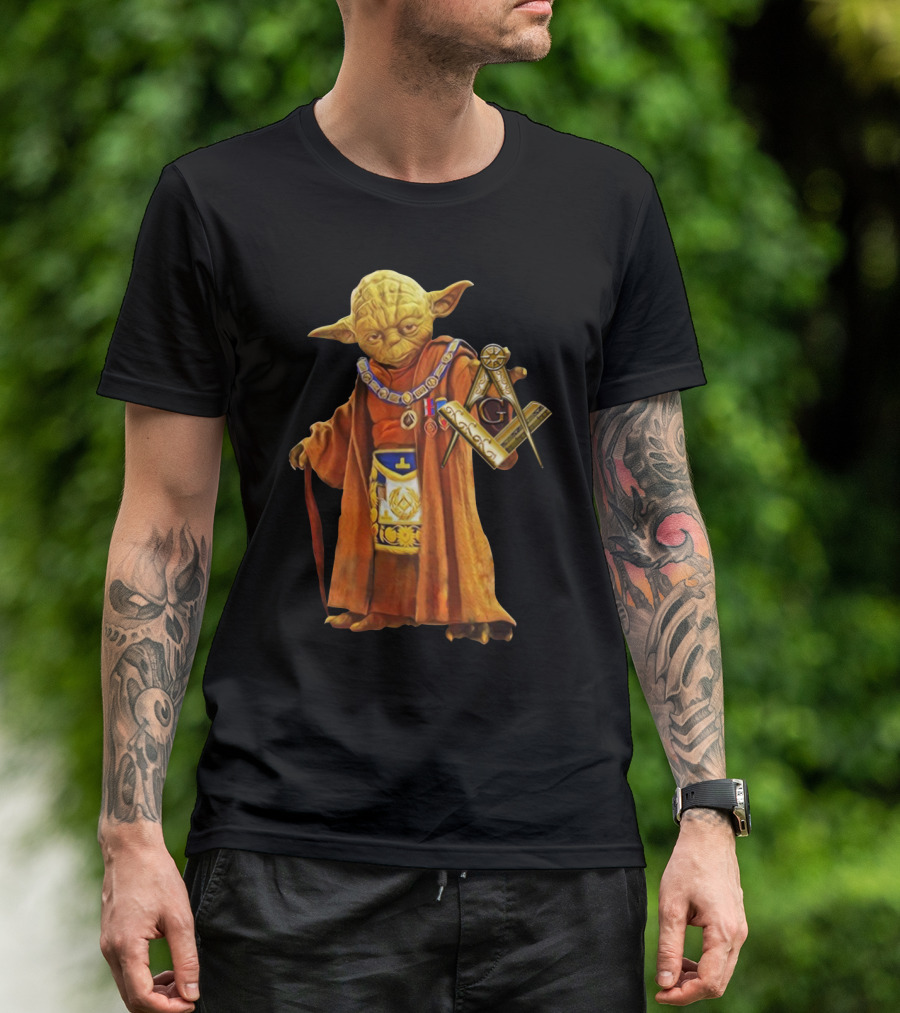 Pharaon Yoda Freemason Symbolism T-Shirt