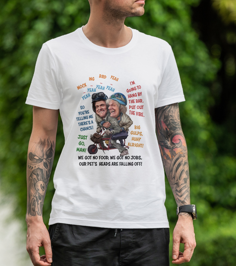 Dumb And Dumber Mockingbird So You're Telling Me There's A Chance Just Go Man Big Gulps Huh Alright T-Shirt