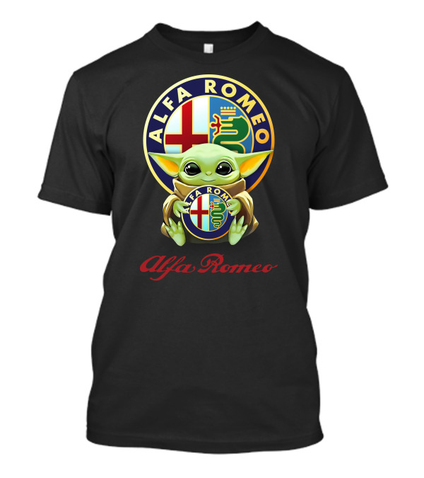 Baby Yoda Alfa Romeo Hug Emblem T-Shirt