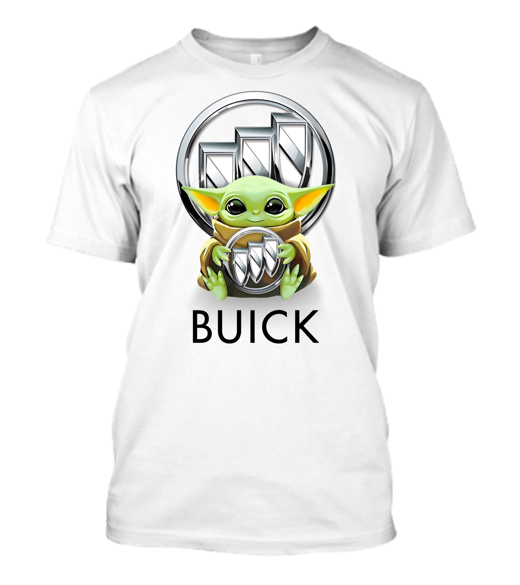 Baby Yoda Hugging Buick T-Shirt