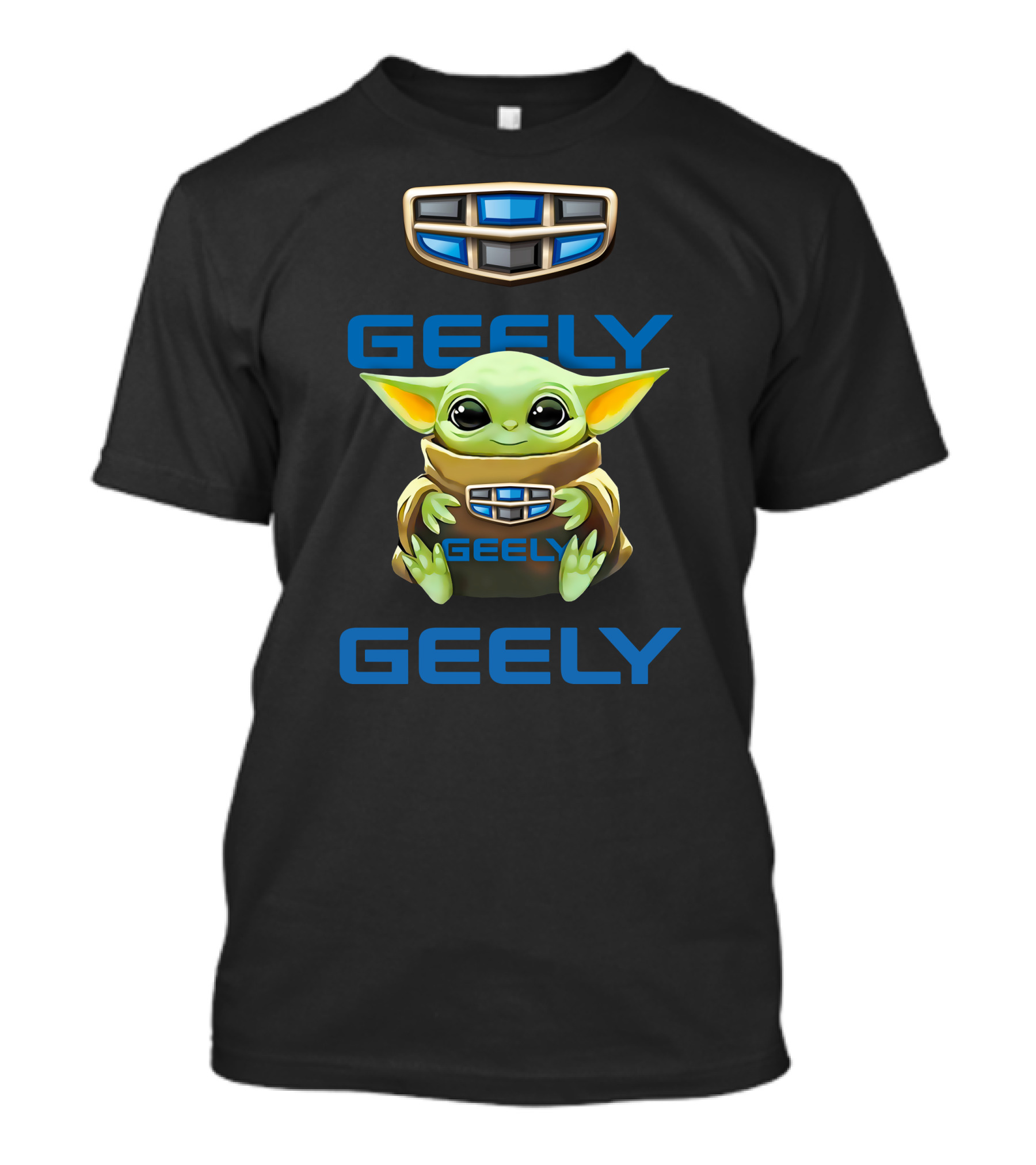Star Wars The Mandalorian Baby Yoda Geely Embrace T-Shirt