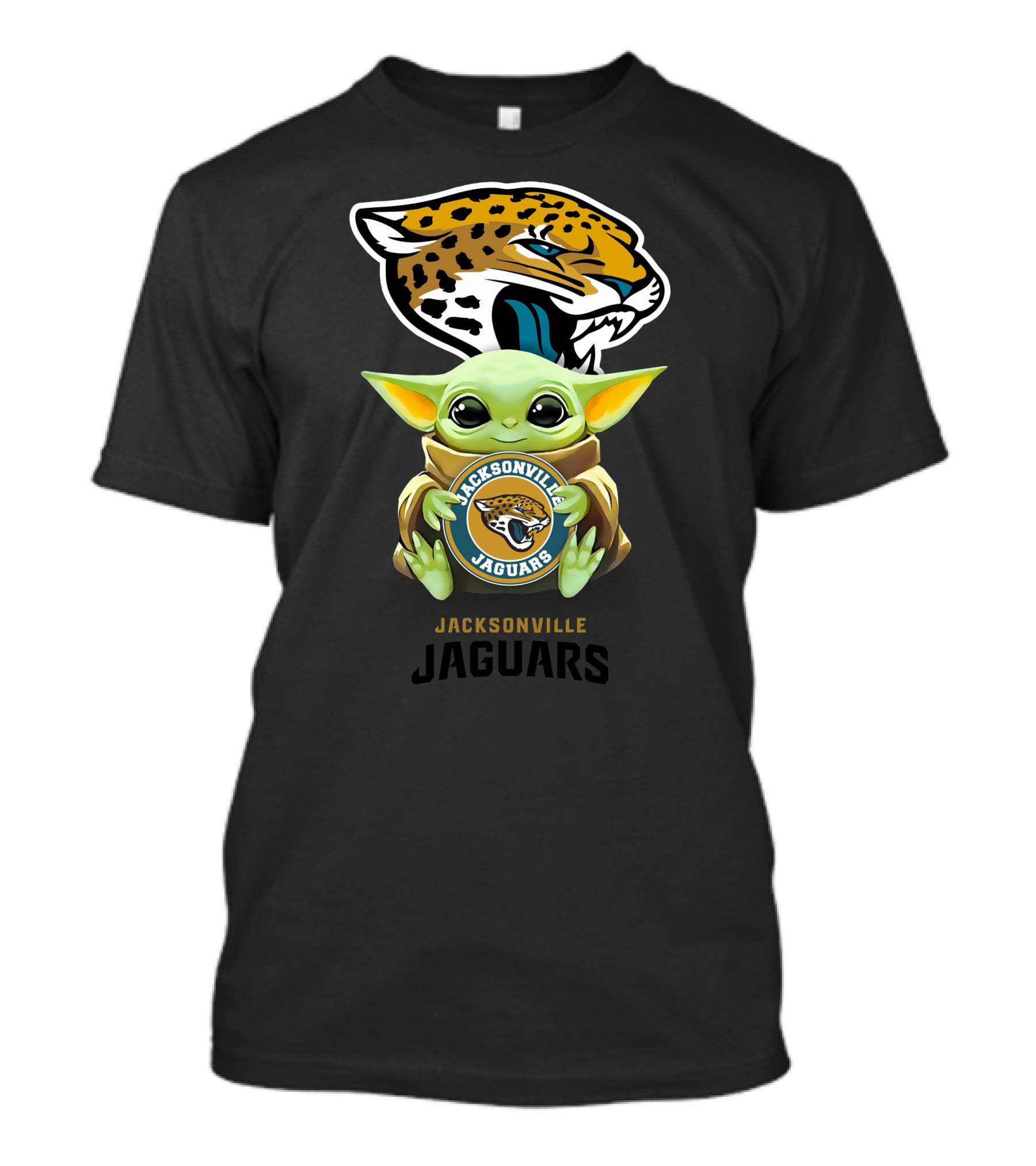 Star Wars Baby Yoda Jacksonville Jaguars T-Shirt