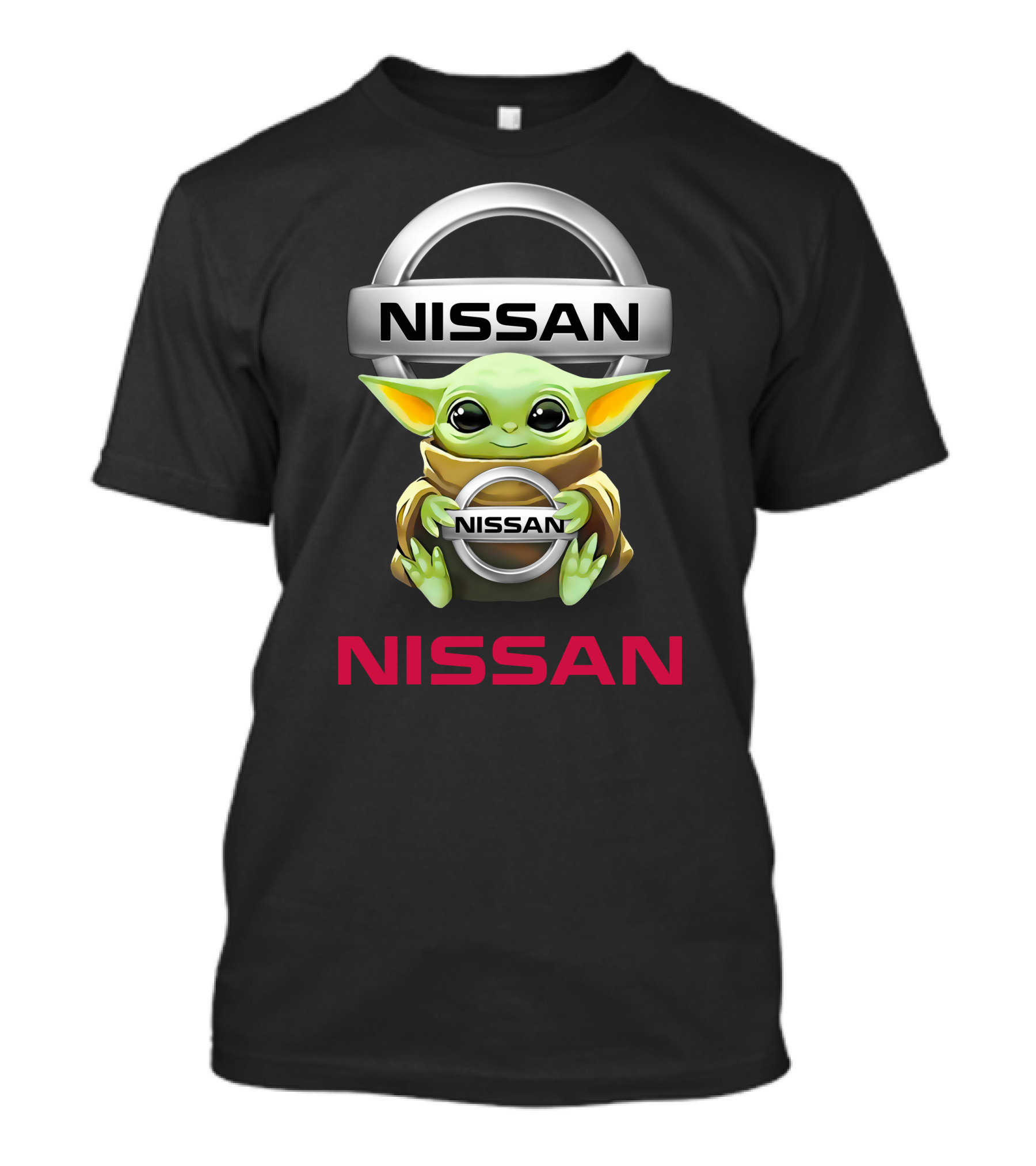Star Wars Baby Yoda Holding Nissan T-Shirt