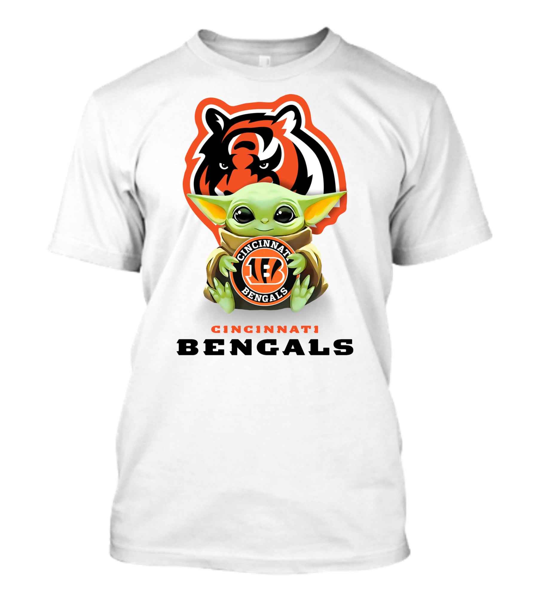 Baby Yoda Cincinnati Bengals T-Shirt