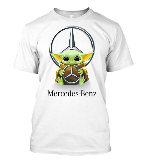 Baby Yoda Holding Mercedes-Benz T-Shirt