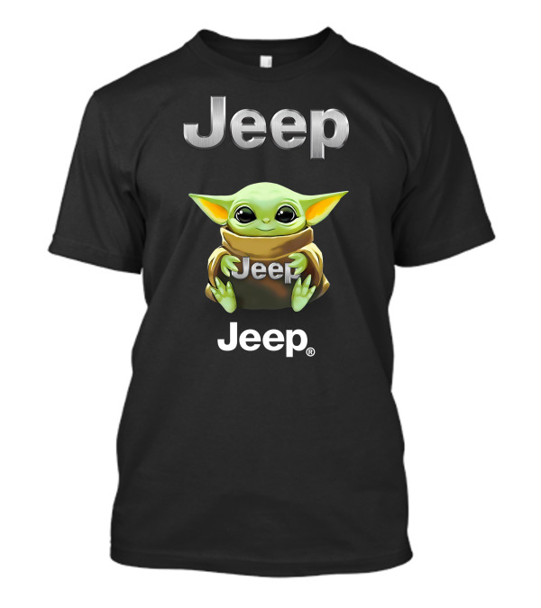 Jeep Grogu Hug Jeep T-Shirt