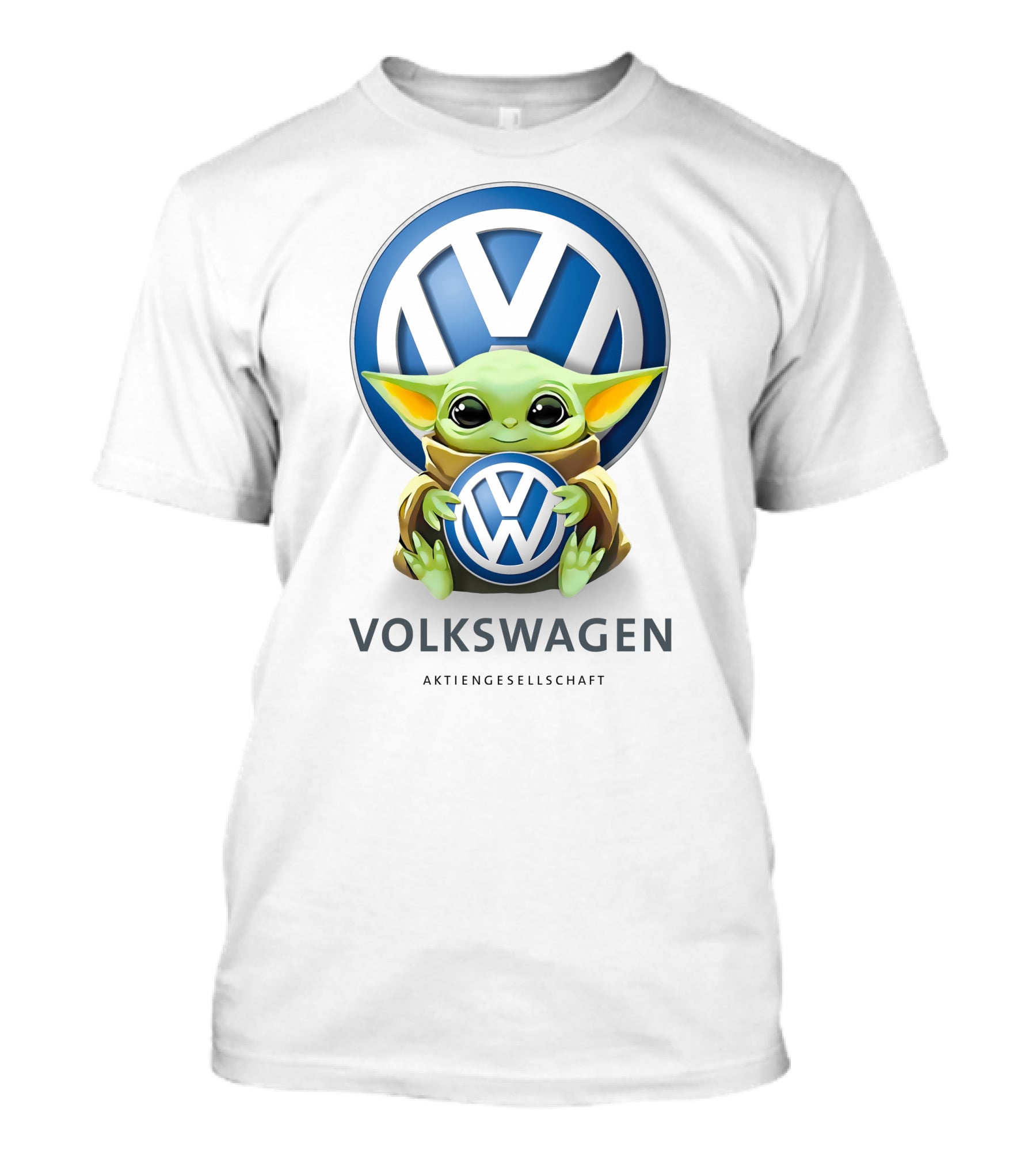 Volkswagen Grogu Hugging Logo Aktiengesellschaft T-Shirt