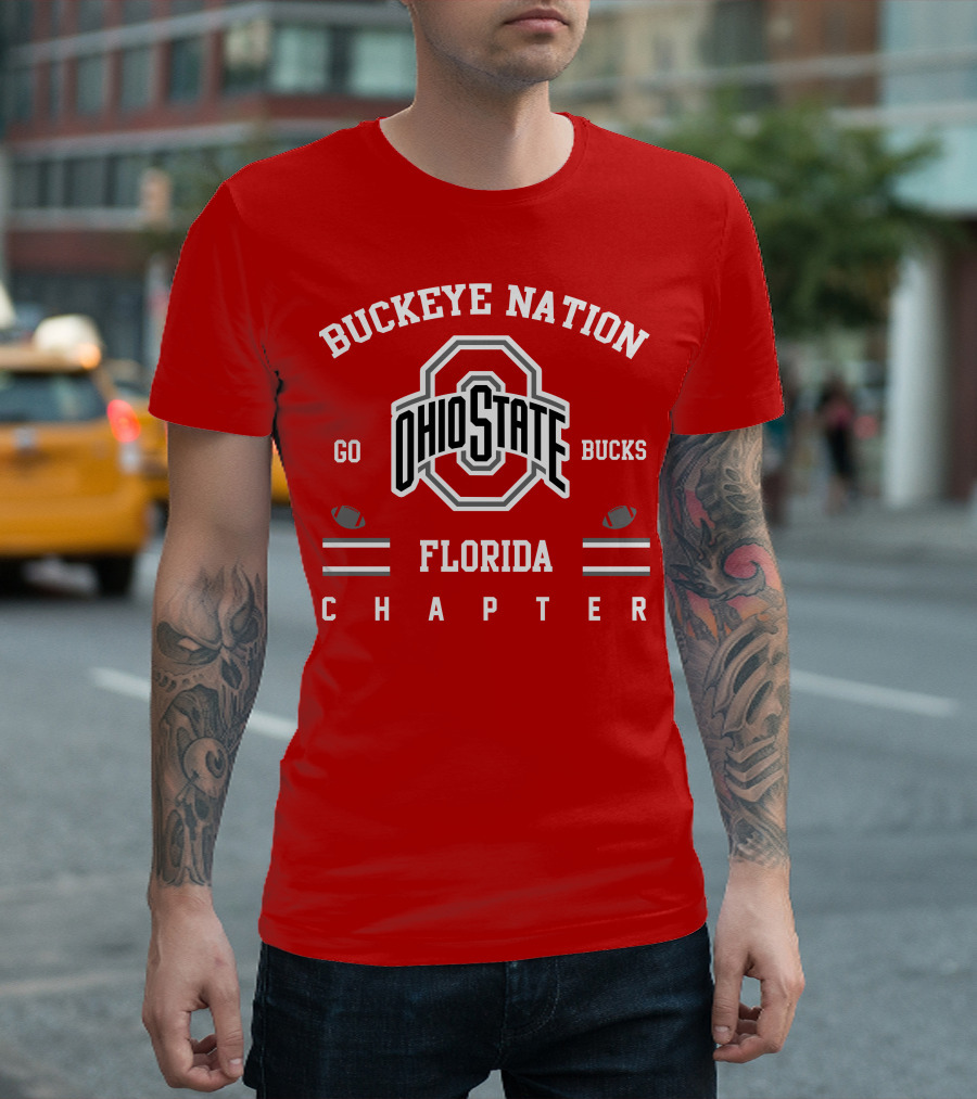 Buckeye Nation Ohio State Go Bucks Florida Chapter T-Shirt