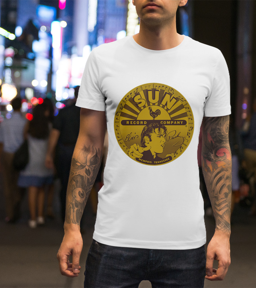 SUN Record Company Elvis Presley Memphis Tennessee T-Shirt