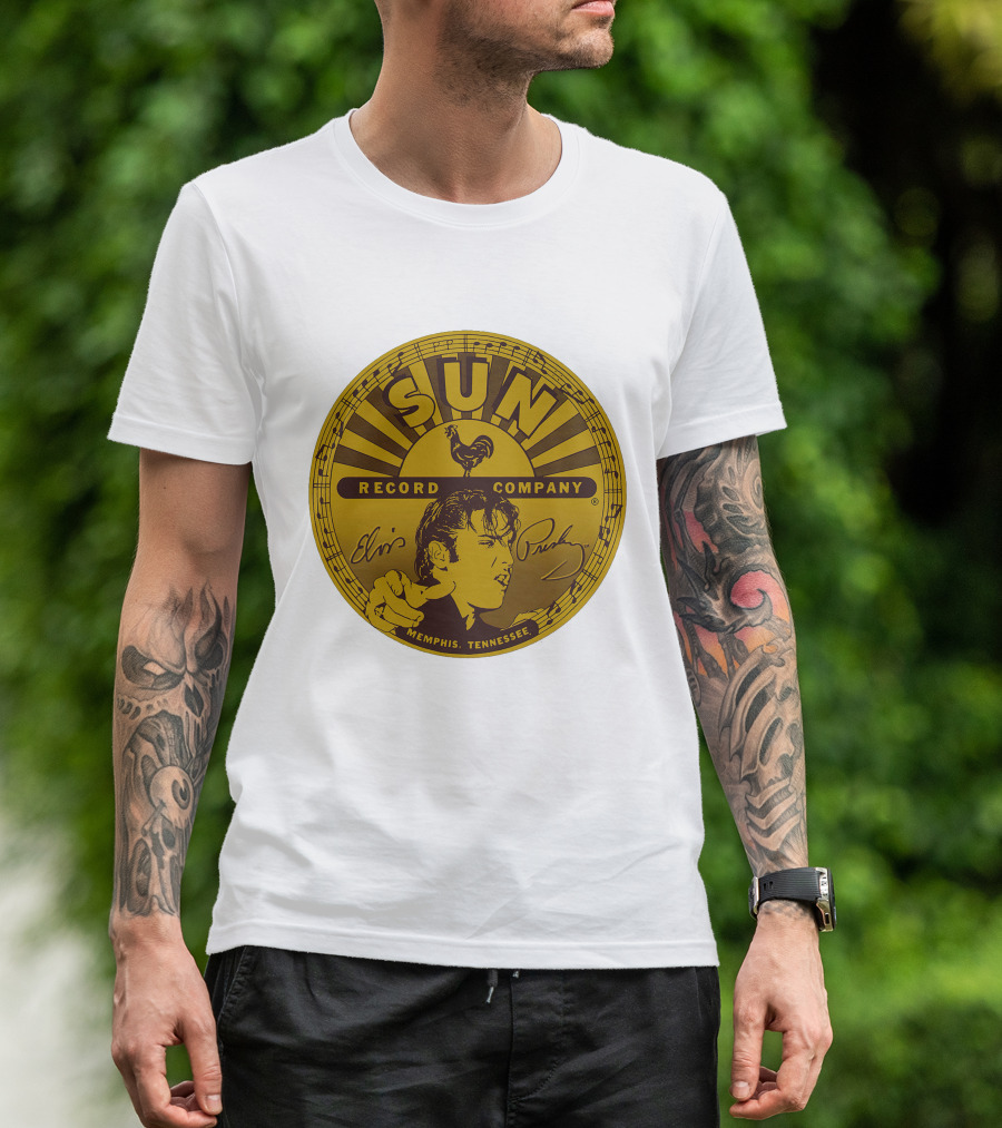 SUN Record Company Elvis Presley Memphis Tennessee T-Shirt