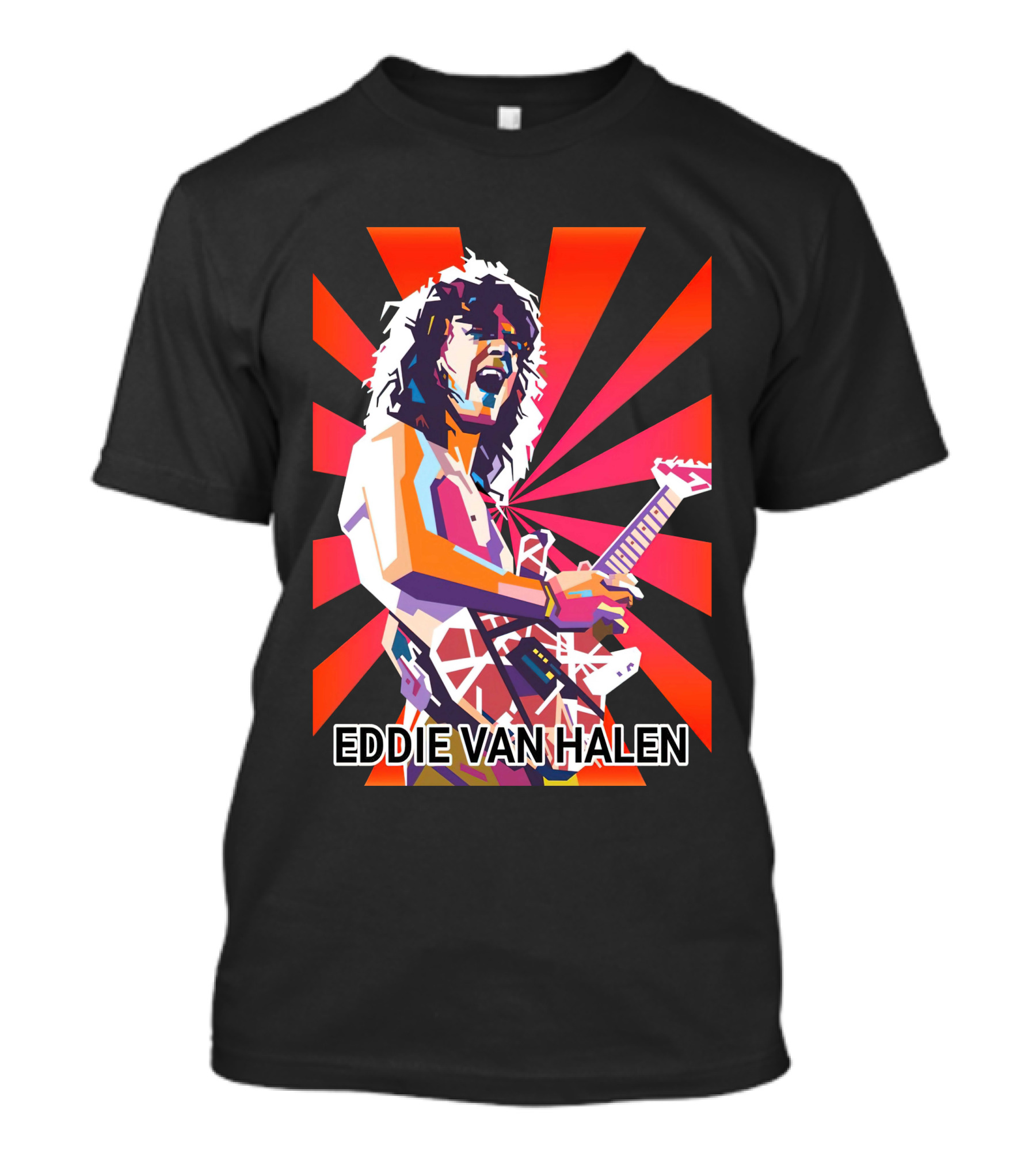 Eddie Van Halen Retro Pop T-Shirt