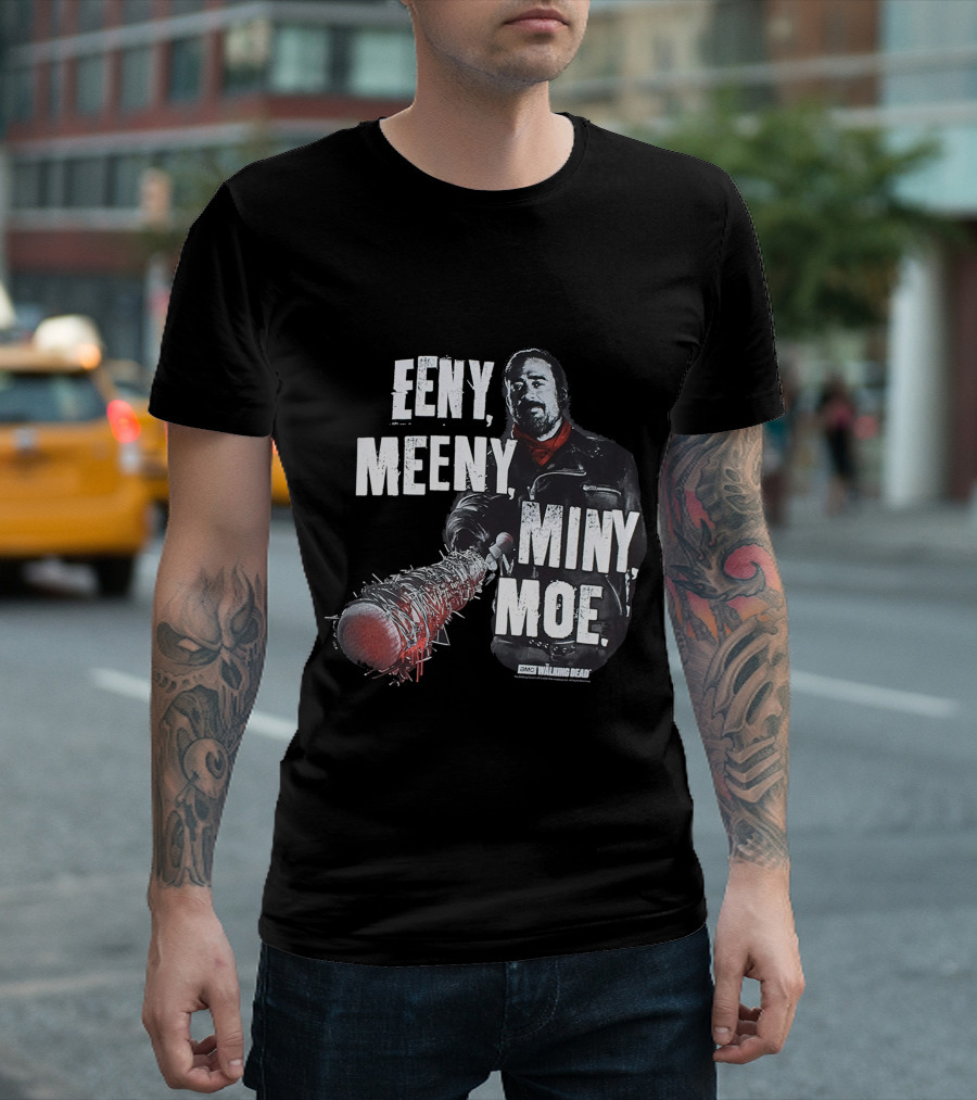 Eeny Meeny Miny Moe The Walking Dead Negan Lucille T-Shirt