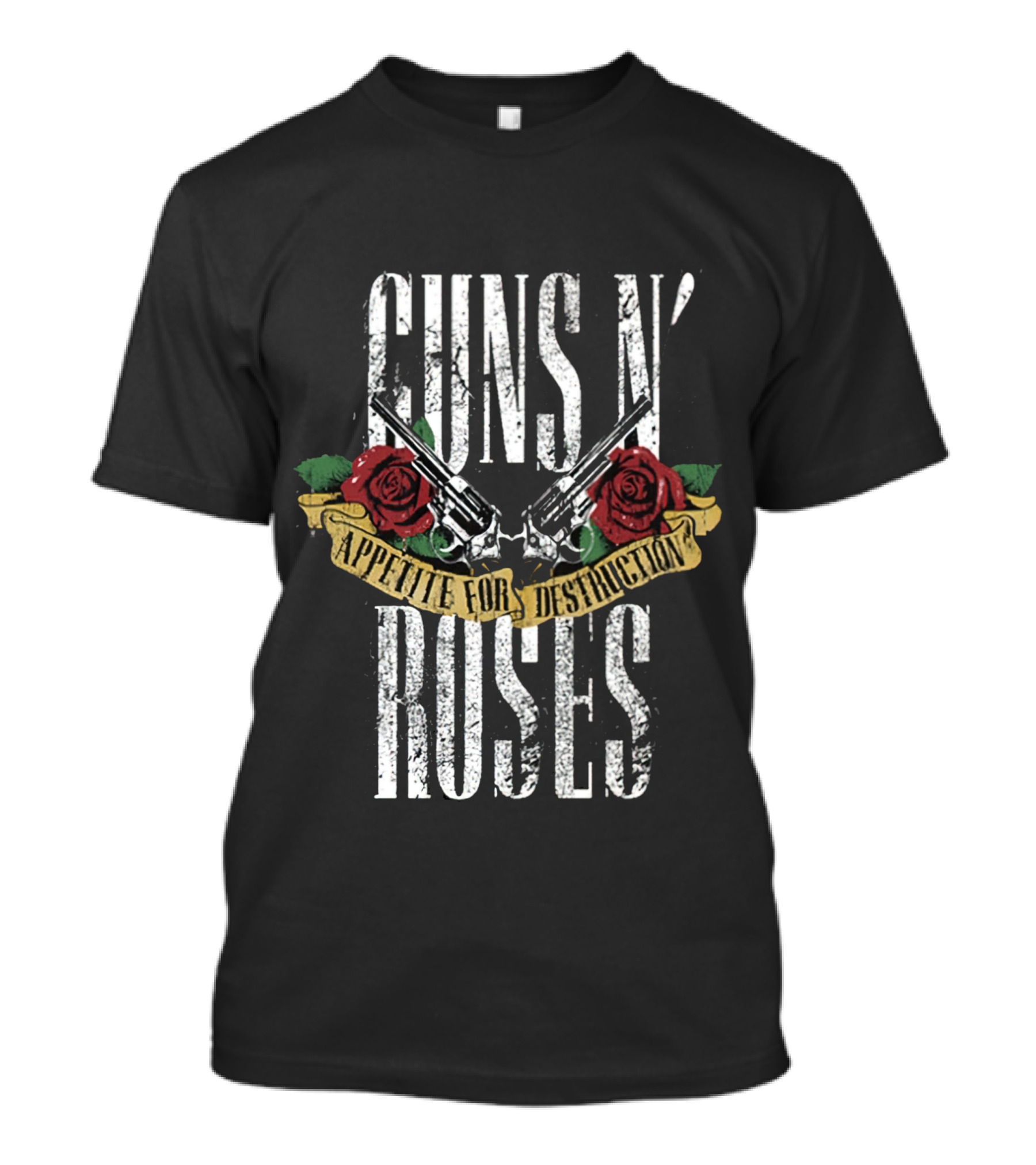 Guns N' Roses Appetite For Destruction Roses Pistols T-Shirt