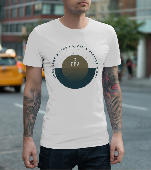 Once Upon A Time I Lived A Perfect Night GTA Gaslight Anthem Merch New T-Shirt