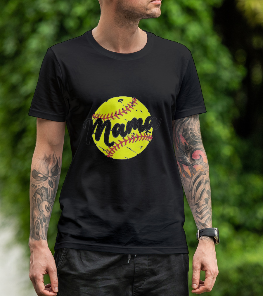 Mama Softball Love T-Shirt