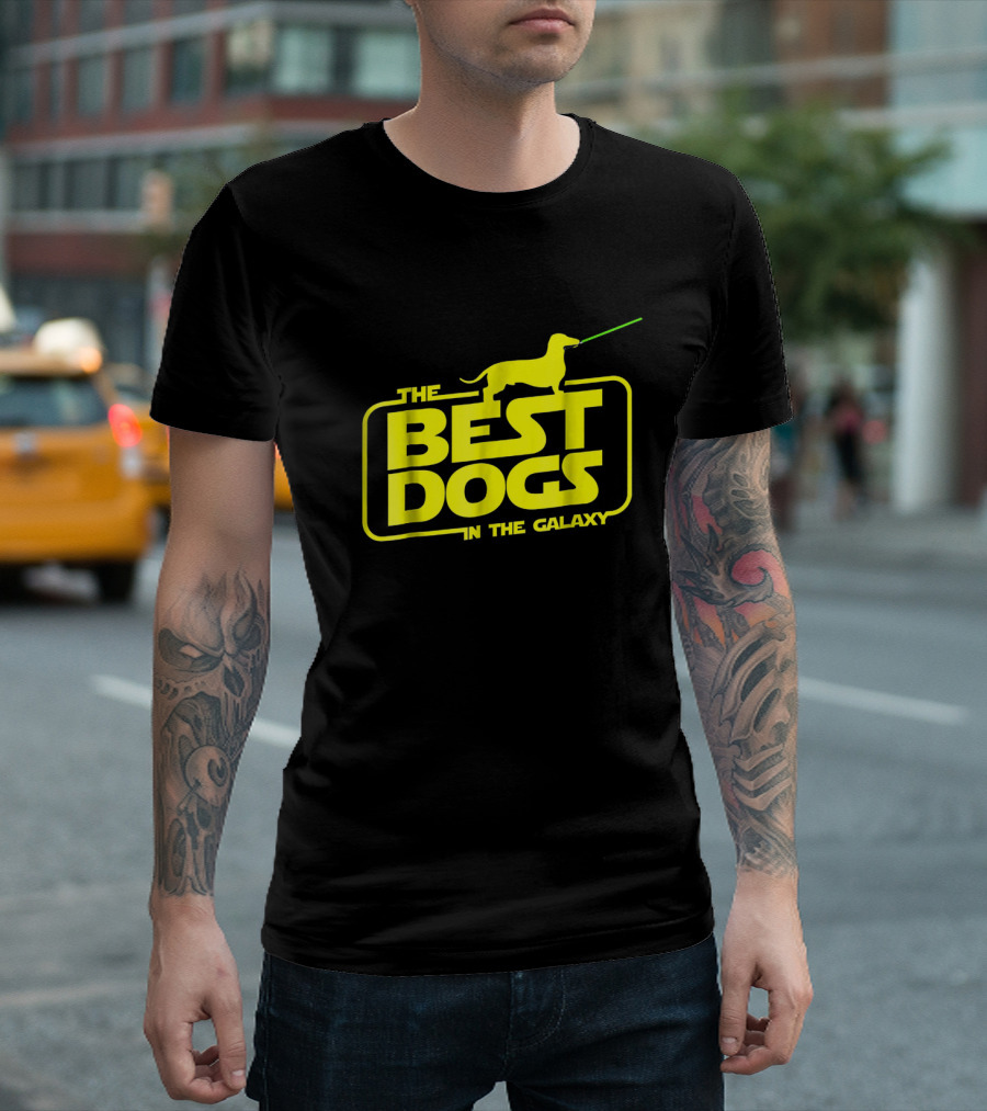 Best Dogs in the Galaxy Dachshund Star Wars T-Shirt