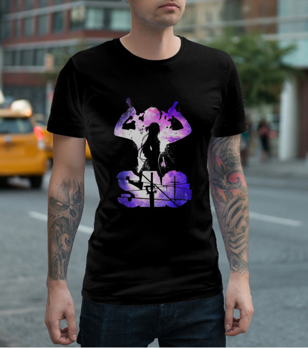 SAO Kirito And Asuna Silhouette Galaxy T-Shirt