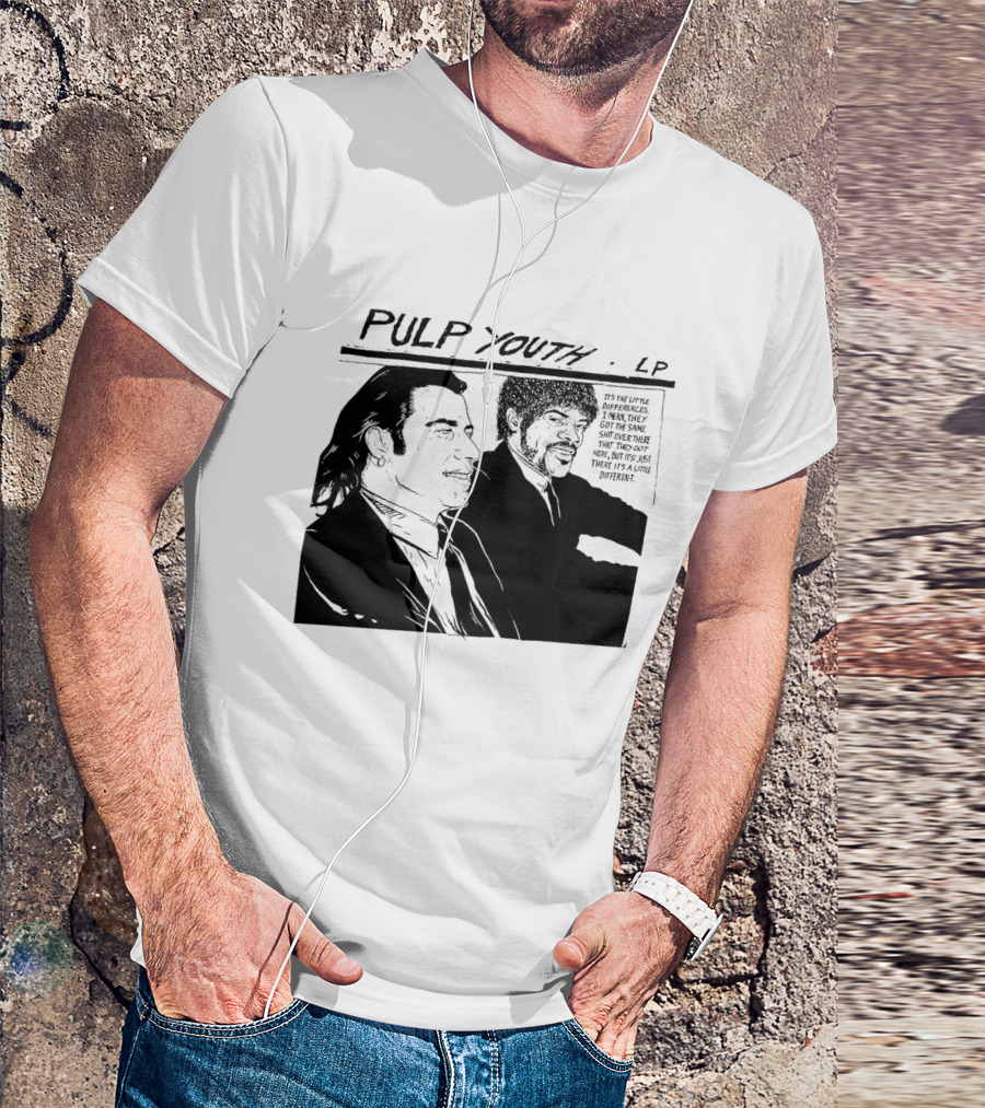 Pulp Youth LP Vintage Characters Comic T-Shirt