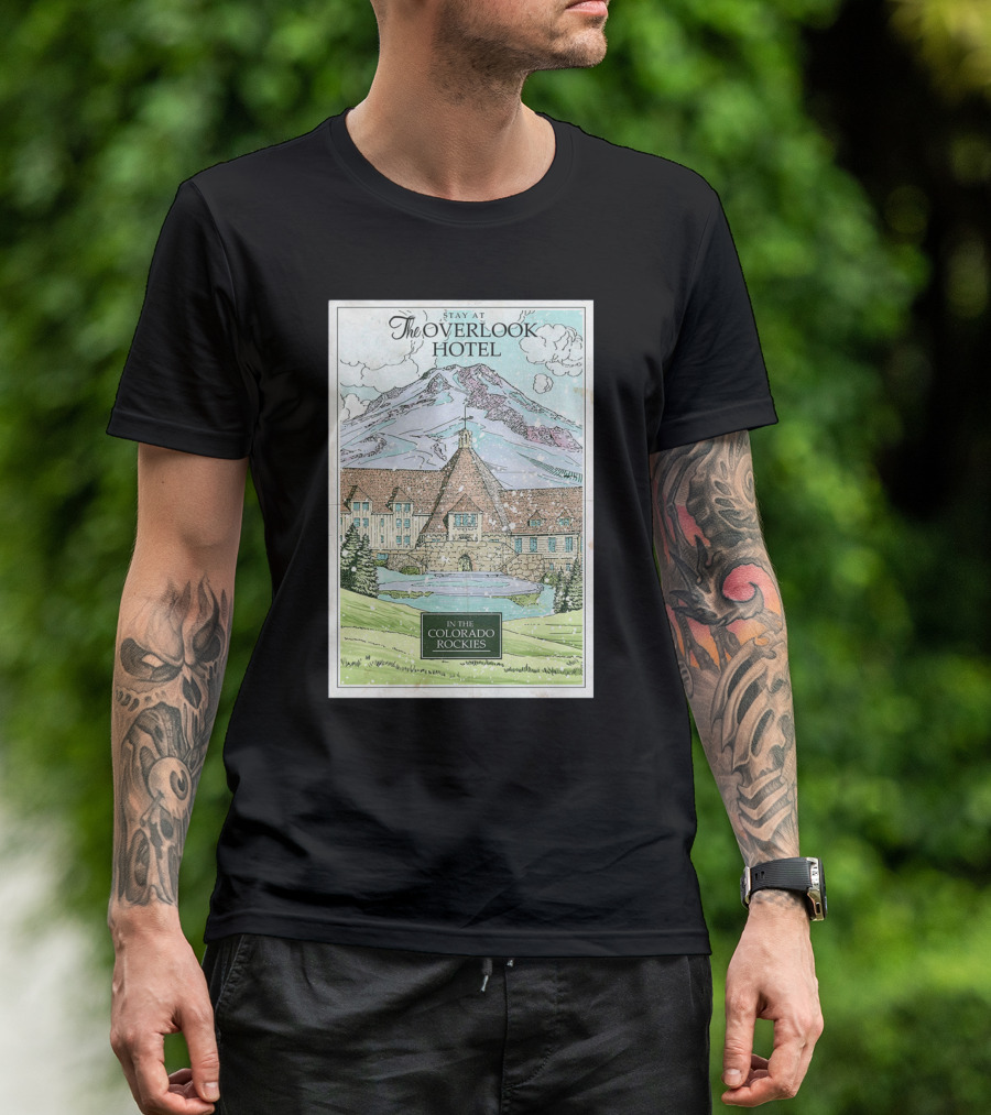 Stay At The Overlook Hotel In The Colorado Rockies Snowy Mountain T-Shirt