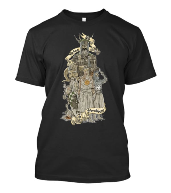 Monty Python King Arthur Knights Demand Shrubbery T-Shirt